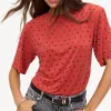 Fashion LOAVIES A MILLION PETALS - Red Donkerrood