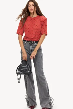 Fashion LOAVIES A MILLION PETALS - Red Donkerrood
