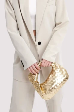 Clearance LOAVIES BRAIDED BABE - GOLD Goud
