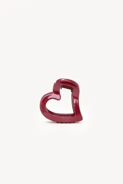 Fashion LOAVIES HEART IN HAND Donkerrood
