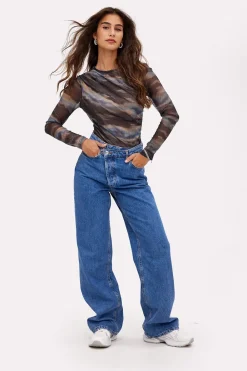 Clearance LOAVIES Hello gorgeous - dark blue Donkerblauw