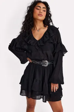 Hot LOAVIES OFF SHE GOES - BLACK Zwart