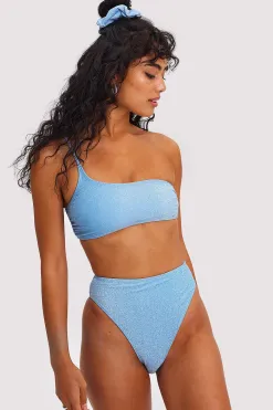 Fashion LOAVIES PIECE OF PARADISE - LIGHT BLUE LUREX Lichtblauw