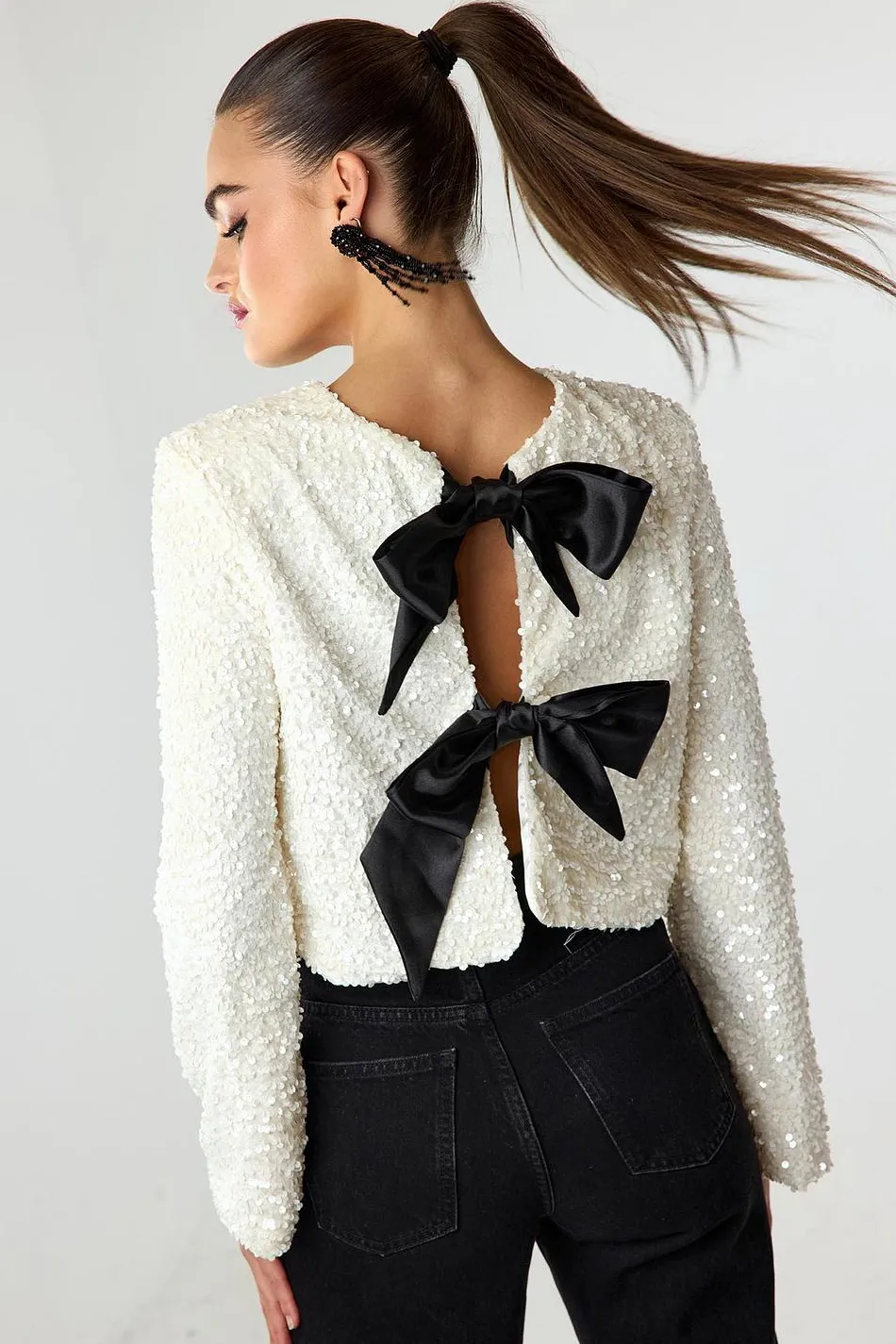 New LOAVIES SEQUINS EVERYWHERE Wit