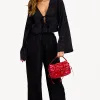 Discount LOAVIES Shining like a neon light - black Zwart