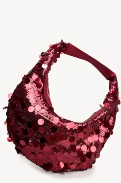 Fashion LOAVIES SHINING STAR - DARK RED Donkerrood