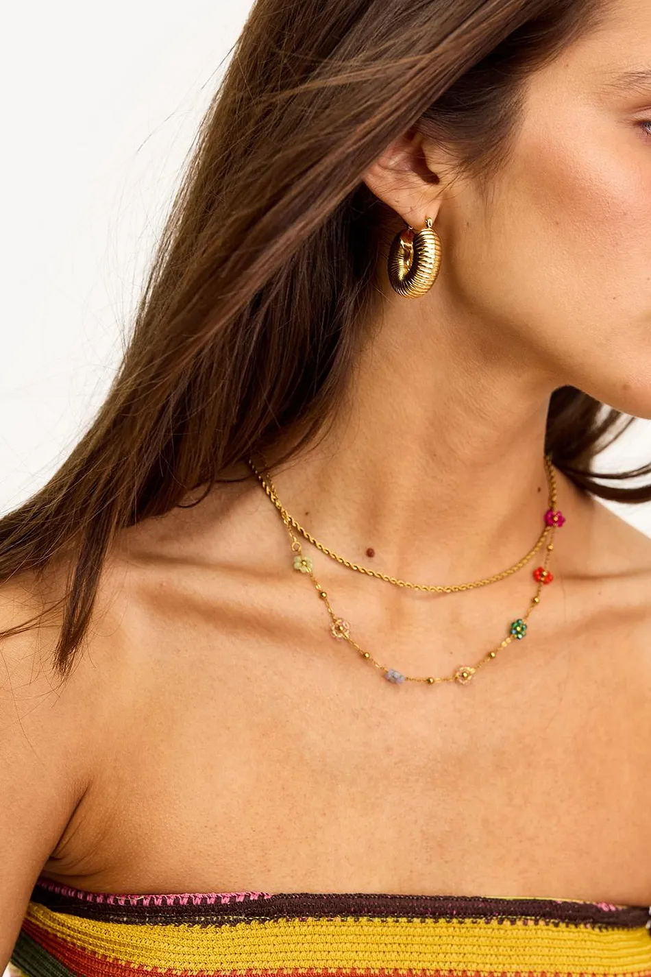 Fashion LOAVIES STRENGTH TOGETHER - GOLD Goud