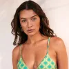 Fashion LOAVIES SUNSET BABE - GREEN GRAPHIC FLOWERS Groen